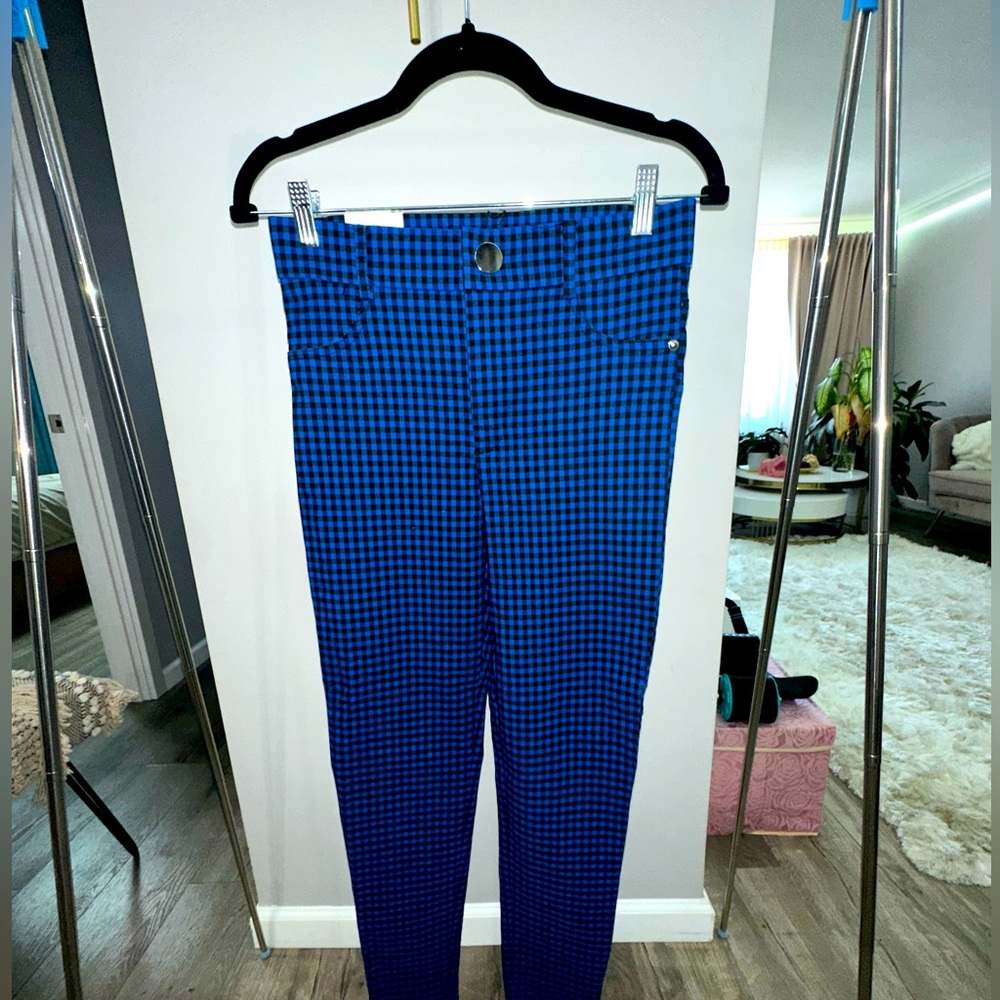 ZARA BLUE LEGGINGS SIZE S WITH TAG